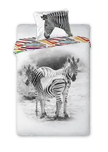 Faro Bavlněné povlečení Wild Zebra 160x200 cm