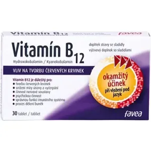 Favea Vitamín B12, 30 tablet