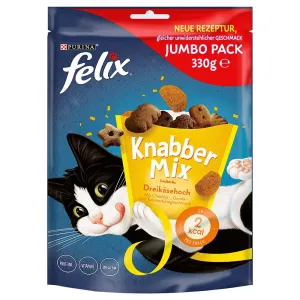 Felix Mix snacky - 25 % sleva  - 3 druhy sýrů - 330 g