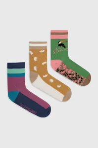 Ponožky Femi Stories dámské, hnědá barva