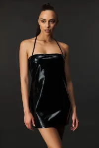 Passion Beltis černé Šaty Plus Size, 4XL/5XL, černá