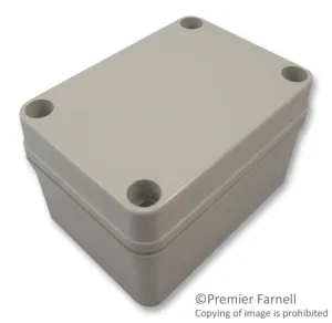 Fibox Pc B 65 G Enclosure Box, Polycarbonate, Ip67, Grey Lid