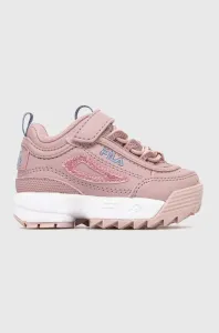 Dětské sneakers boty Fila růžová barva #5861444