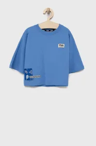 Dětské bavlněné tričko Fila #4623460