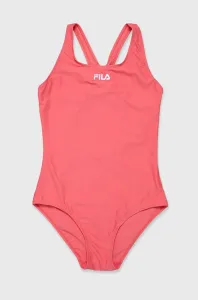 Jednodílné dětské plavky Fila růžová barva #2023215