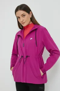 Běžecká bunda Fila Racine fialová barva,