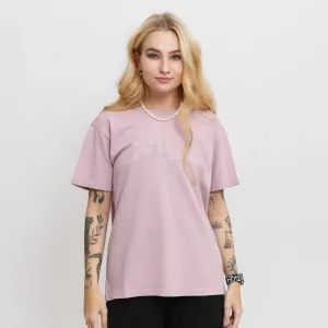 Bavlněné tričko Fila růžová barva #3199865