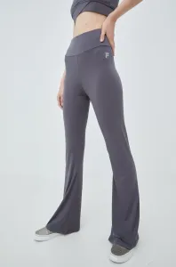 Kalhoty Fila dámské, šedá barva #4567742