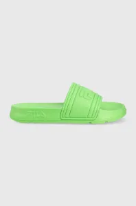 Pantofle Fila Morro Bay dámské, zelená barva #5922606