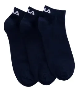 3 PACK modrých nízkých ponožek  35-38 FILA