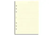 Filofax A5 linkovaný papír, krémový, 25 listů