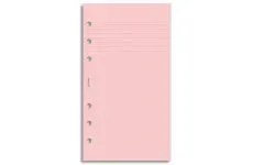 Filofax linkovaný papír růžový 30 listů formát A6
