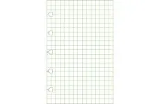 Filofax náhradní listy do zápisníků A6 - čtverečkované