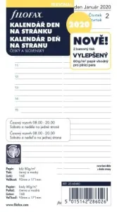 Filofax - kalendář 2021 osobní, den/1 str., link, ČJ+SJ