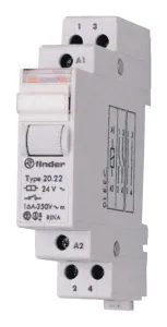 Finder 202890240000 Power Relay, Dpst-No, 16A, 24Vdc