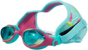 Dětské plavecké brýle finis dragonflys goggles mirror tyrkysová