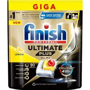 FINISH Ultimate Plus All in 1 Lemon, 90 ks