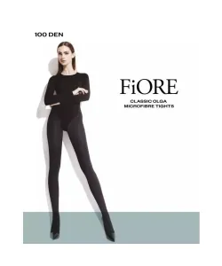 Fiore Olga 100 den 2-4 punčochové kalhoty, 3-M, nero/černá