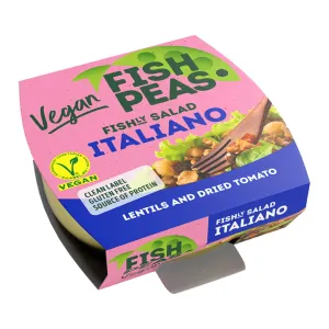 Fish Peas Veganský salát s hrachovou bílkovinou Italiano 175 g