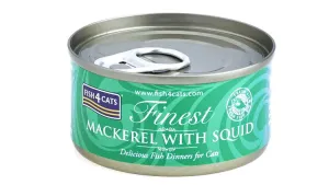 FISH4CATS  Finest makrela s olihní konzerva pro kočky 70 g
