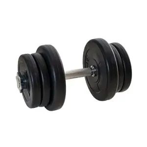 FitnessLine Jednoruční nakládací činka - 12,5 kg