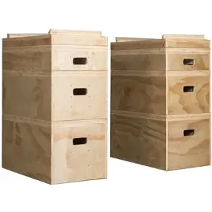 FitnessLine Sada plyometrických beden (Wood Jerk Boxes)