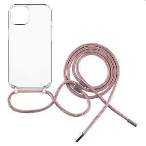FIXED Pure Neck AntiUV s růžovou šňůrkou na krk pro Apple iPhone 12/12 Pro
