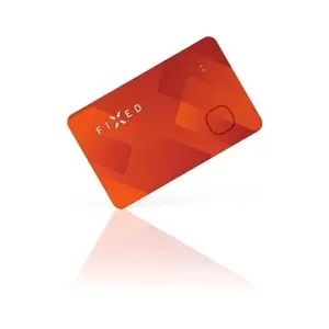 FIXED Tag Card s podporou Find My bezdrátové nabíjení oranžový