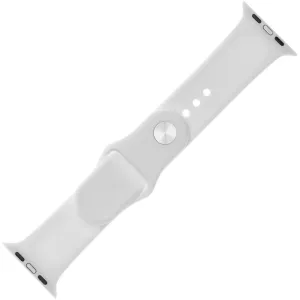 FIXED Silicone Strap silikonový řemínek set Apple Watch 38 mm/40 mm bílý