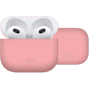 FIXED Silky Silikonové pouzdro pro Apple AirPods 3, ružové