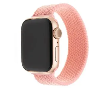 FIXED Elastic Nylon Strap pro Apple Watch 38/40/41mm velikost L růžový