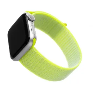 FIXED Nylon Strap nylonový pásek pro Apple Watch 38/40/41mm limetkový