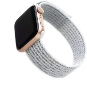 FIXED Nylon Strap nylonový pásek pro Apple Watch 42/44/45mm bílý