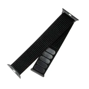 FIXED Nylon Strap nylonový pásek pro Apple Watch 42/44/45mm černý