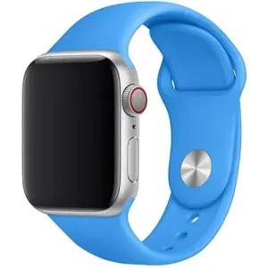 FIXED Silicone Strap set silikonových řemínků Apple Watch 42/44/45mm sytě modrý