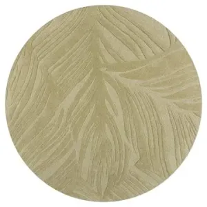 Kusový koberec Solace Lino Leaf Sage kruh 160 × 160 o cm