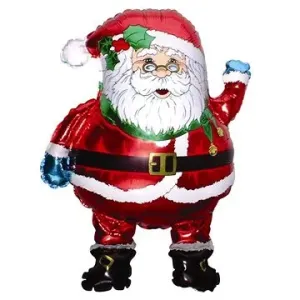 Balónek foliový Santa Claus - 76 cm - vánoce