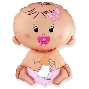 Balón foliový miminko - holka 60cm