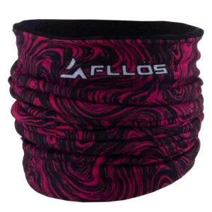 Multifunkční flísový šátek FLLÖS Monzun 06 - růžový