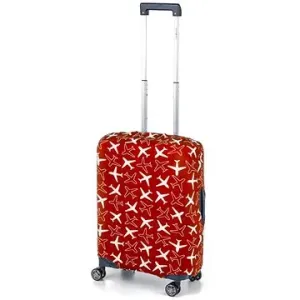 FLY-MY Obal na kufr Plane S - Spinner 50-60 cm, červený
