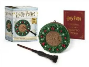 Harry Potter: Hogwarts Christmas Wreath and Wand Set: Lights Up! (Lemke Donald)(Paperback)