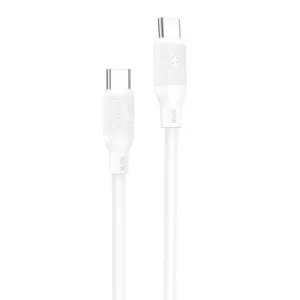 Kabel USB-C na USB-C Foneng X80, 100W, 1m (bílý)