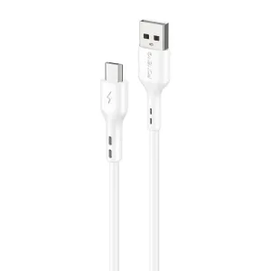 Kabel USB-Micro USB Foneng X36, 2,4A, 2 m (bílý)