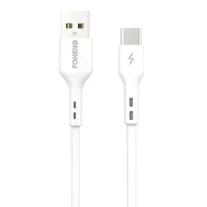 Kabel USB na USB-C Foneng X36, 2,4A, 2 m (bílý)