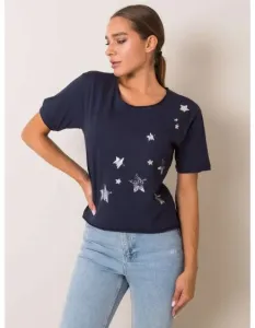Dámské tričko Star FOR FITNESS námořnicky modré
