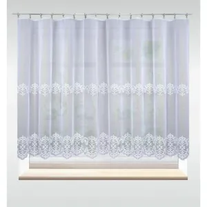 Záclona dreher, Alžběta metráž, bílá 130 cm