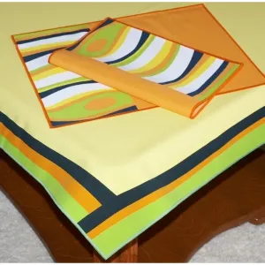 Forbyt  Ubrus abstrakce set, 120 x 140cm +  2 ks 30 x 45 cm