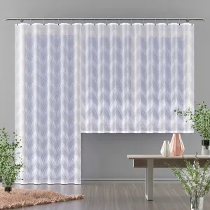 Hotová záclona nebo balkonový komplet, EPONA, bílá 300 x 170 cm