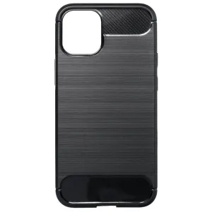Pouzdro silikon Apple iPhone 5, iPhone 5S, iPhone SE Forcell Carbon s výztuhou černé
