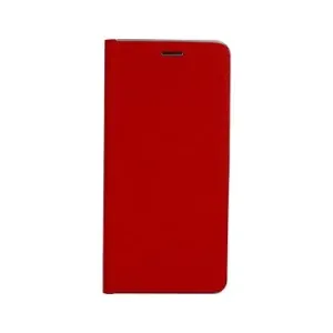Forcell Xiaomi Redmi Note 10 knížkové Luna Book červeno-stříbrné 58101